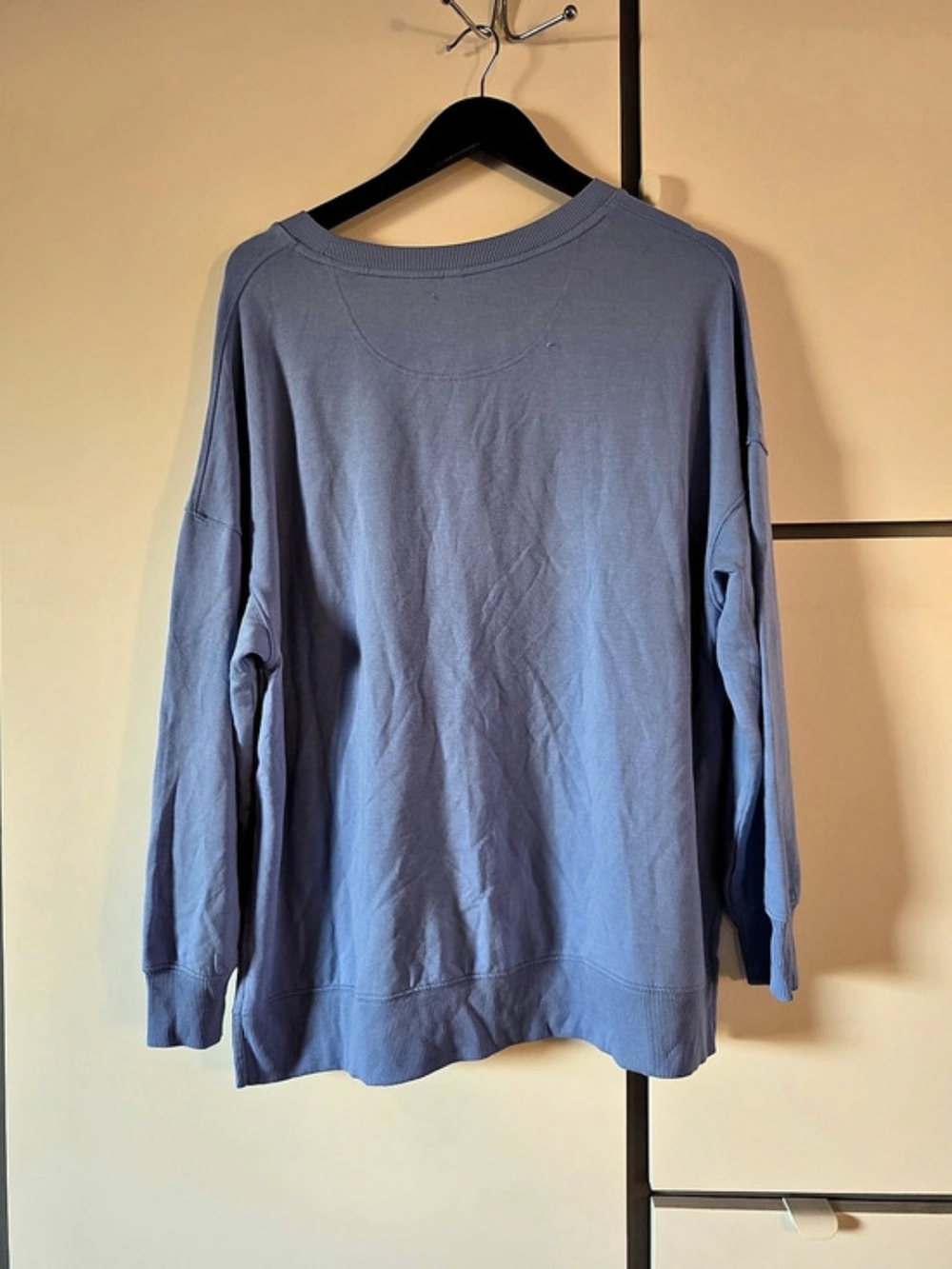 light blue oversized crewneck sweatshirt
Wild Fable 
Size L